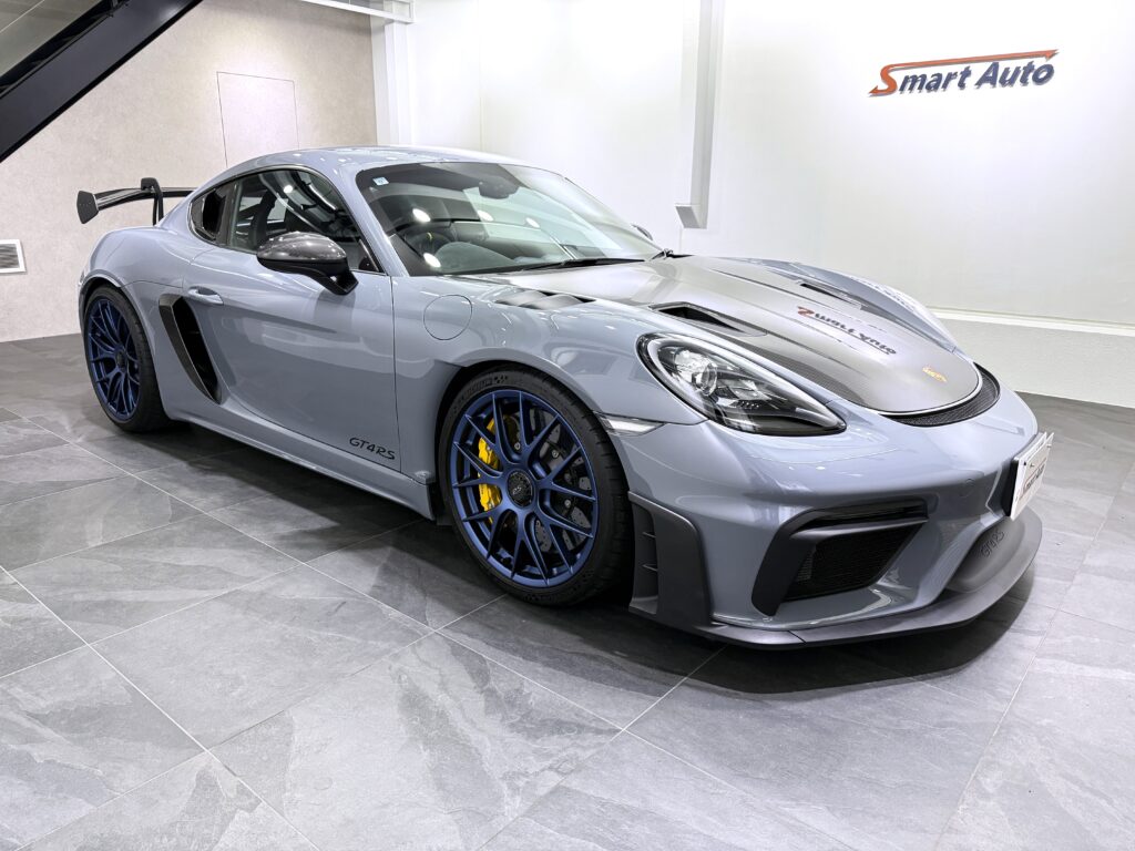 ヴァイザッハPKG.、走行距離：4,675km！ ＜ 2023年式 ポルシェ 718ケイマン GT4RS ＞ が販売車に追加されました。